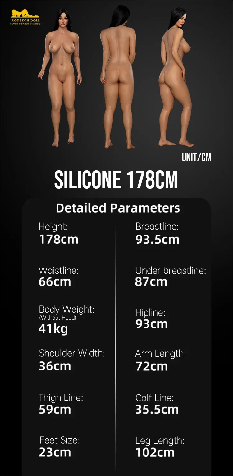 Irontech Sex Doll_Doll Measurements