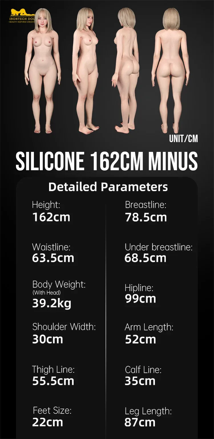 Irontech Sex Doll_Doll Measurements