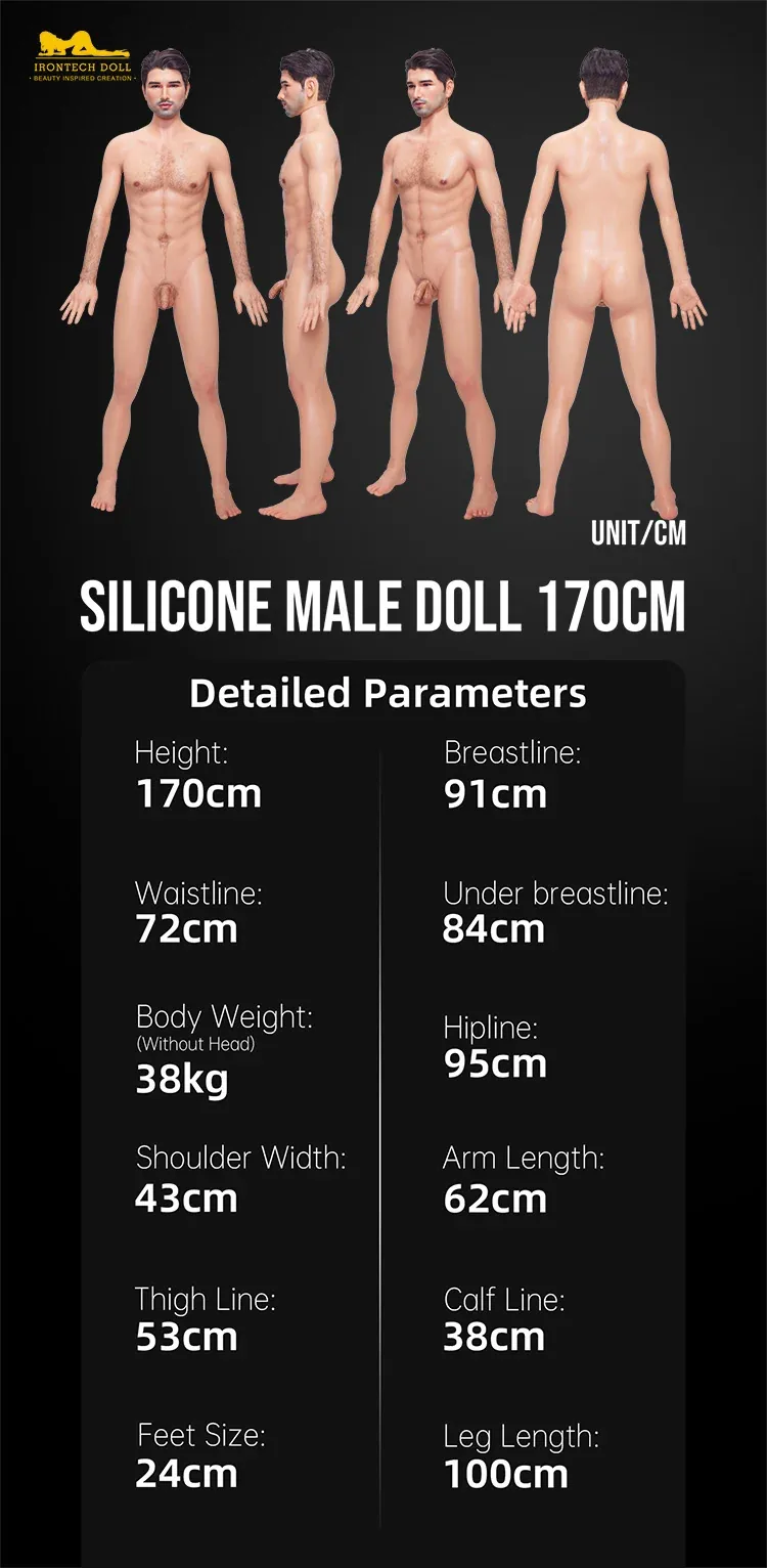 Irontech Sex Doll_Doll Measurements