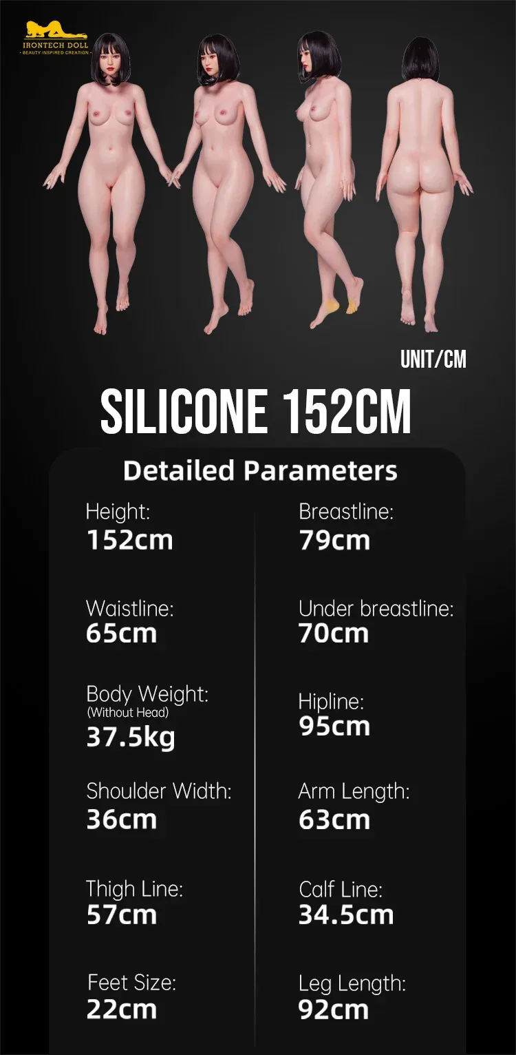 Irontech Sex Doll_Doll Measurements