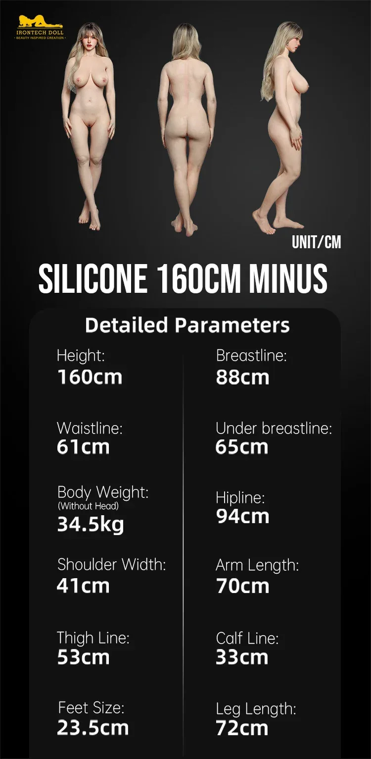 Irontech Sex Doll_Doll Measurements