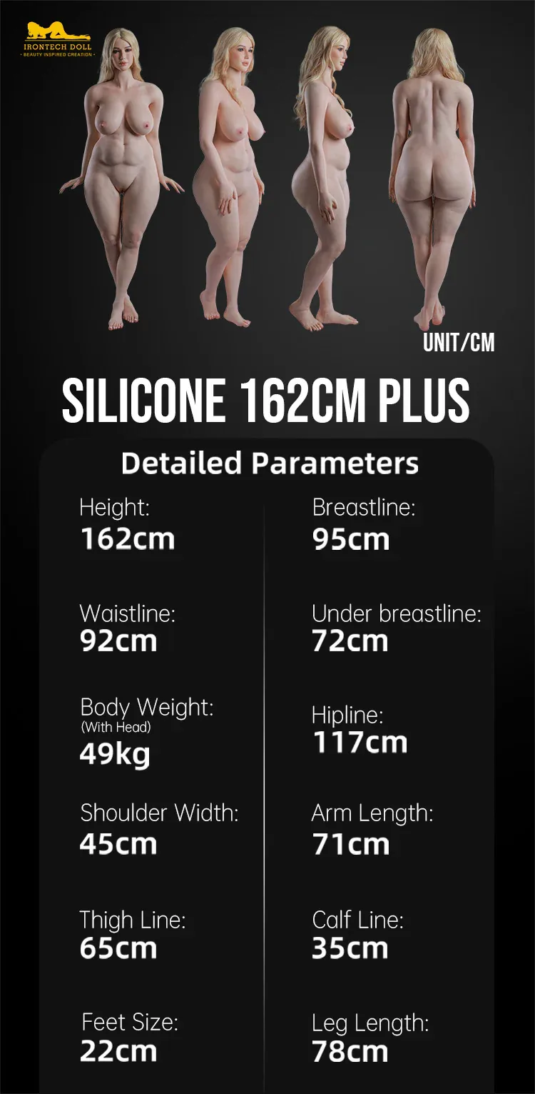 Irontech Sex Doll_Doll Measurements