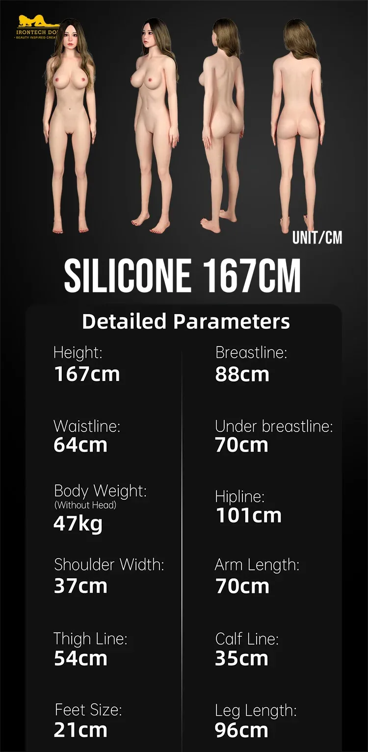 Irontech Sex Doll_Doll Measurements