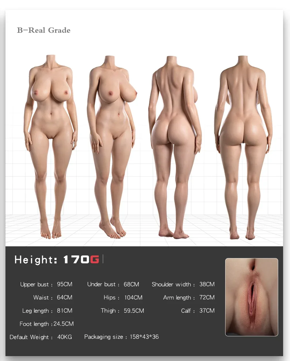 F9430 166cm I Cup Size Chart