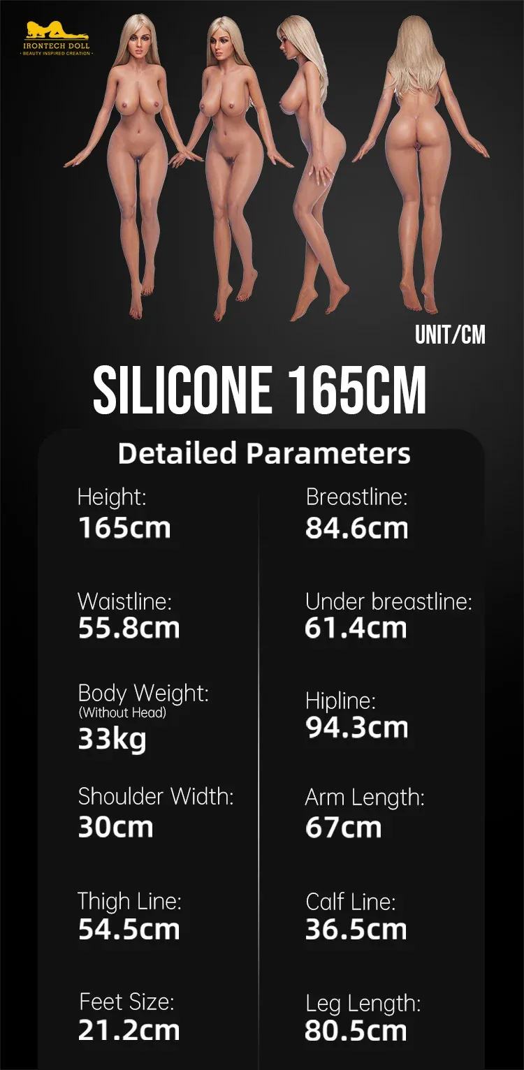 Irontech Sex Doll_Doll Measurements
