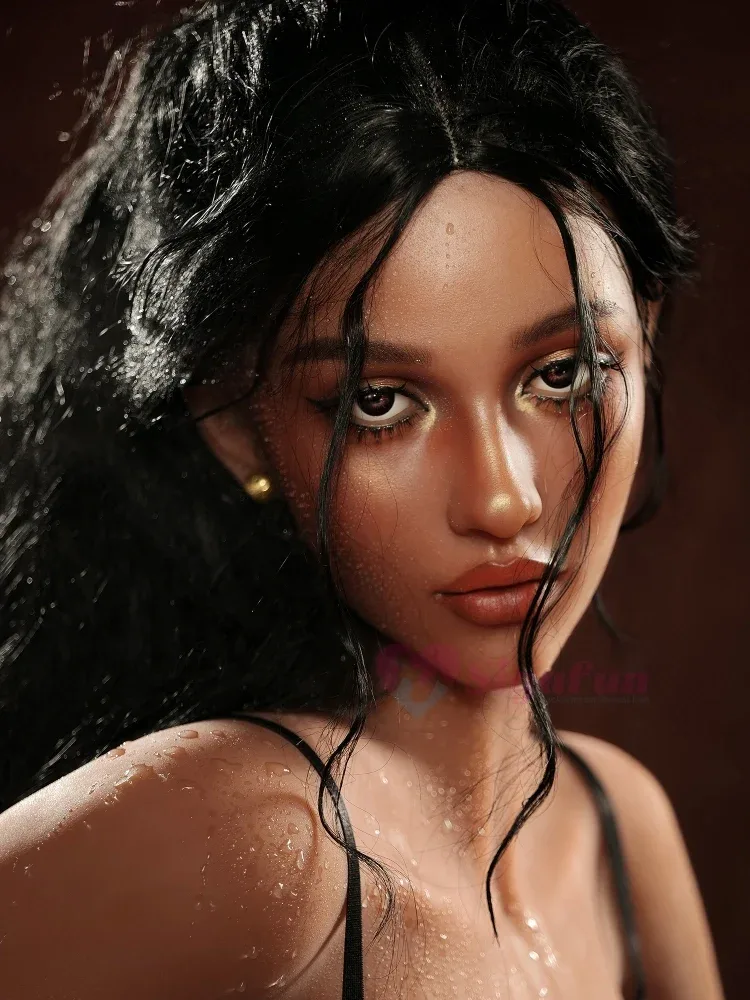 F2433-159cm(5.2ft)-39kg D Cup Life-Size Silicone Head Ebony BBW Sex Doll【IN STOCK US\/EU】|Sigafun Doll view 2