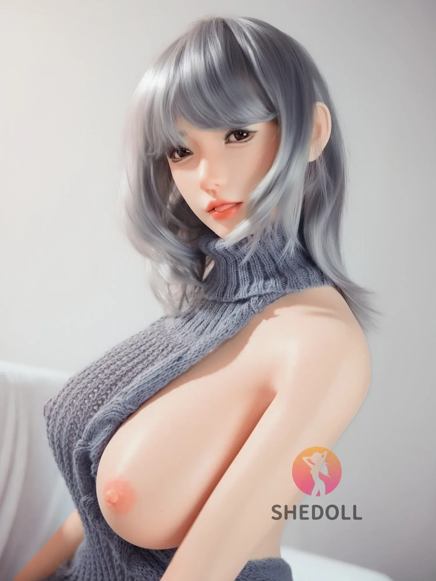 F6260—163cm\/5ft4-51kg H Cup Realistic Asian ROS Silicone Sex Doll - SHEDOLL view 4
