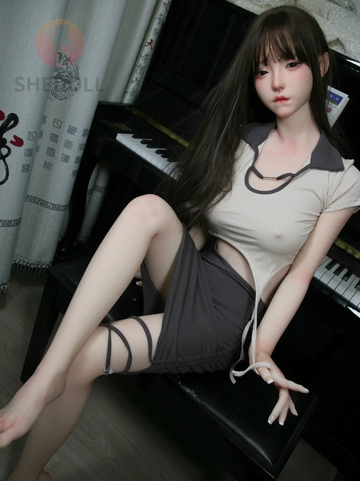 F5899—158cm\/5ft2-38kg C Cup Asian Silicone Head TPE Body Sex Doll | SHEDOLL view 6