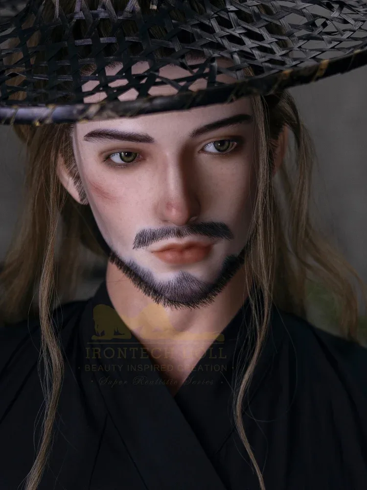 F2377-176cm\/5ft9-40kg Silicone Kung Fu Hero Lifelike Male Sex Doll | Irontech Doll view 6