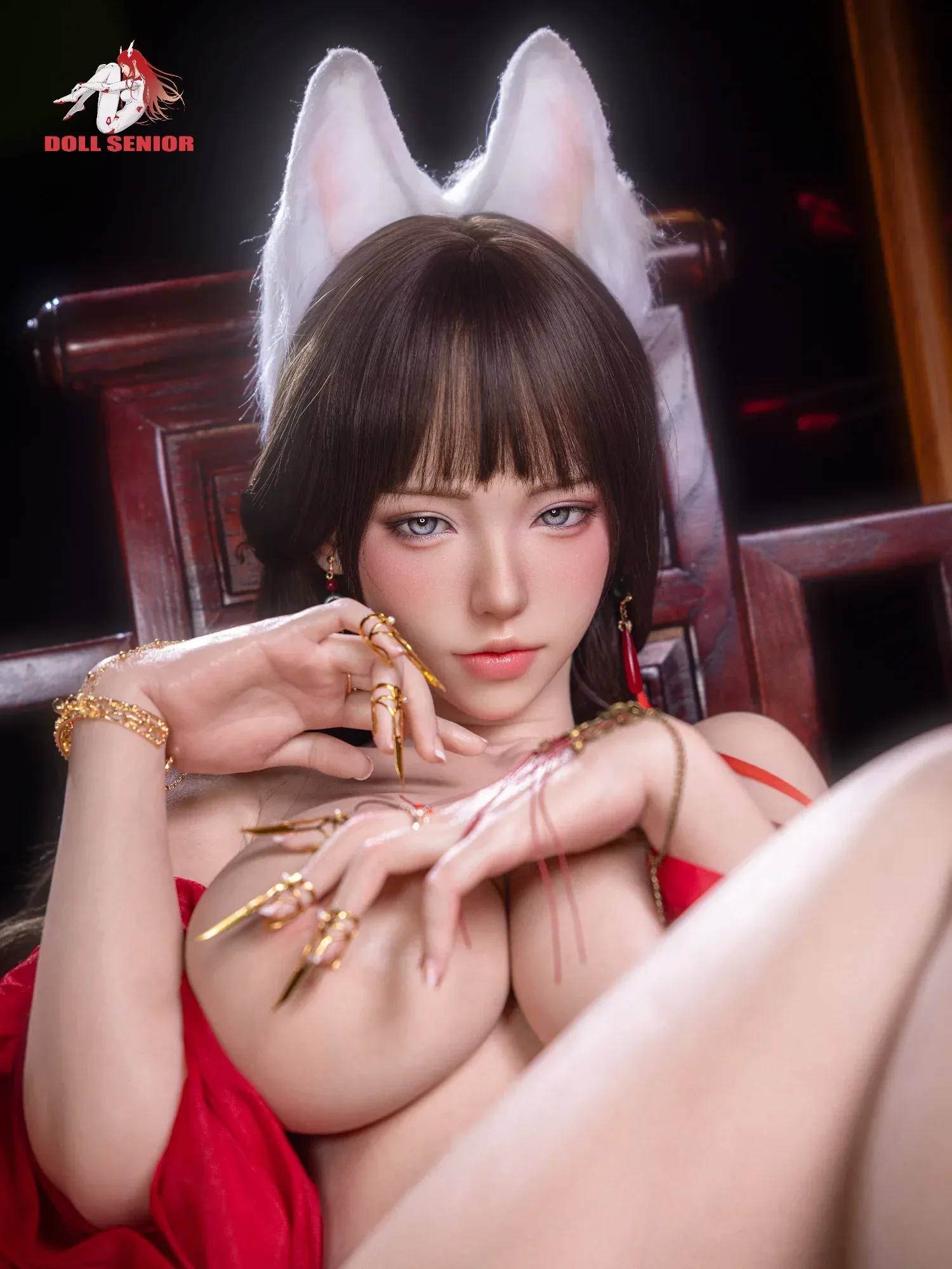 F9169- 165cm(5ft4)-32kg F Cup Silicone ROS Gel Breast Chinese Sex Doll丨Doll senior view 5