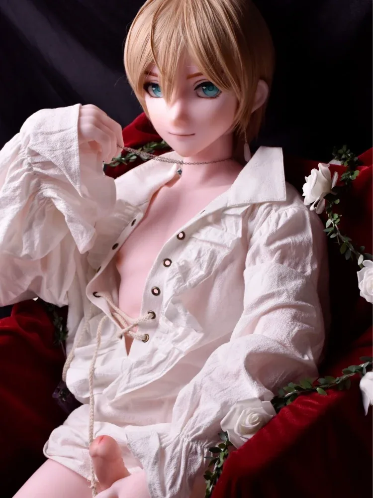 F5546-153cm\/5ft-28kg Silicone Anime Femboy Sex Doll - Elsa Babe view 10