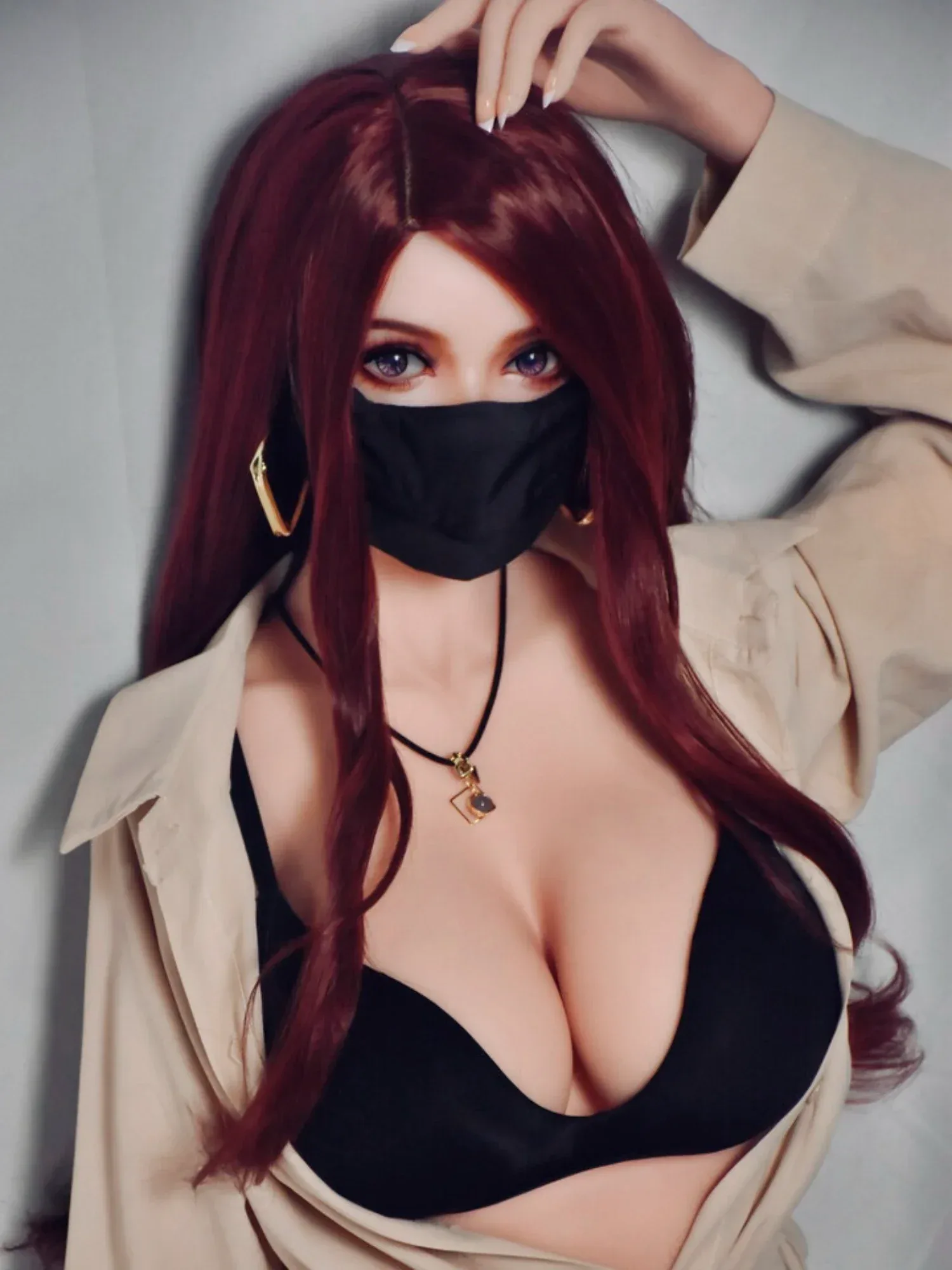 F549-Elsa Babe-150cm\/5ft Full Silicone Sexy Anime Sex Dolls view 7