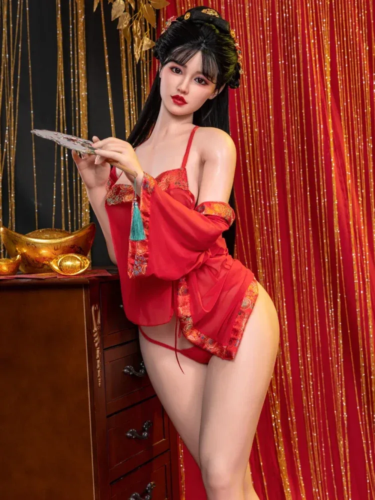 F2281-169cm\/5ft5(36kg) C Cup Wushi Happy Year theme Silicone Chinese Sex Doll｜Starpery Doll view 5