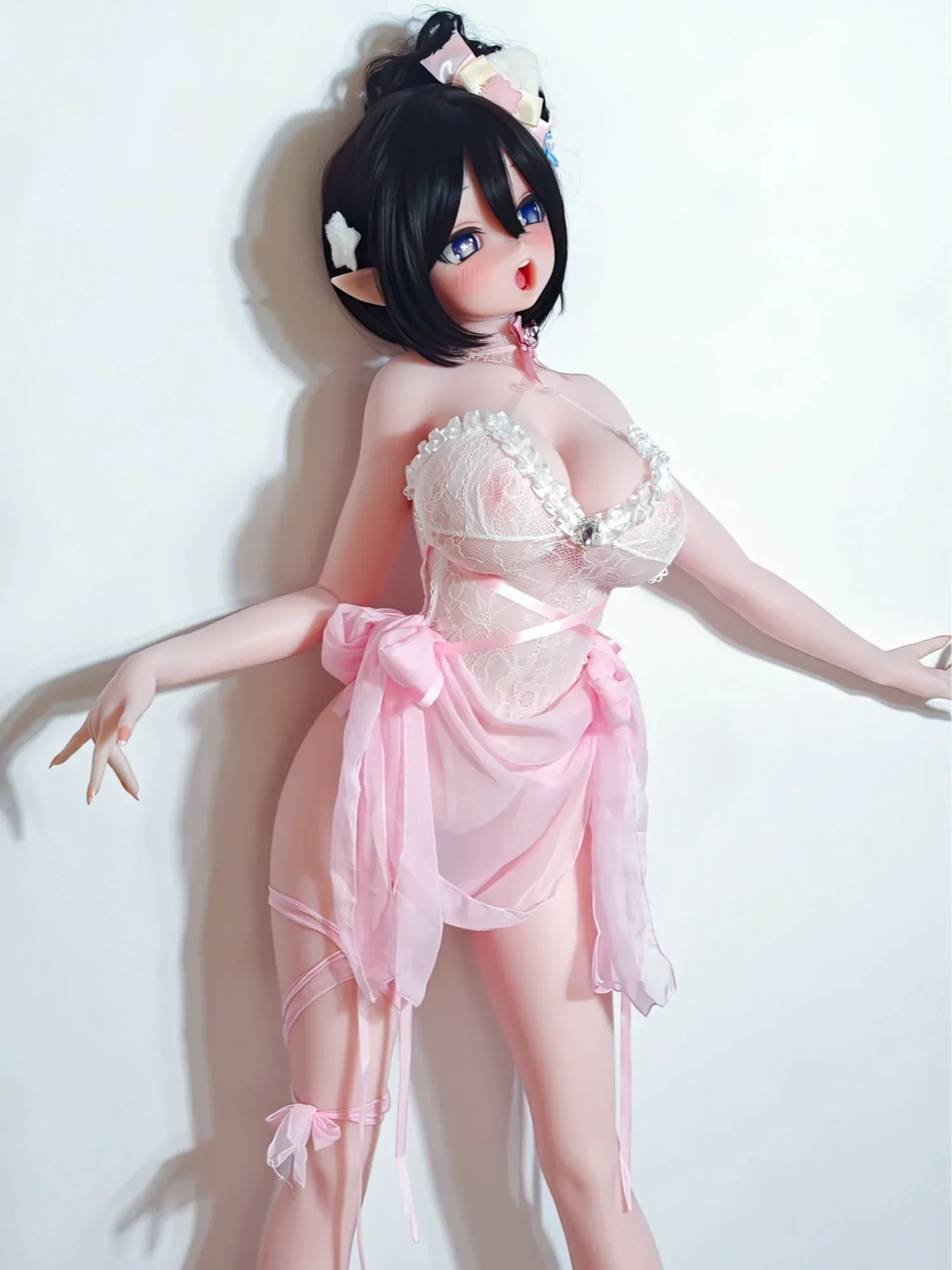 F9304-150cm\/5ft-27.5kg Silicone Head Anime sex doll tiny | Elsa Babe view 7