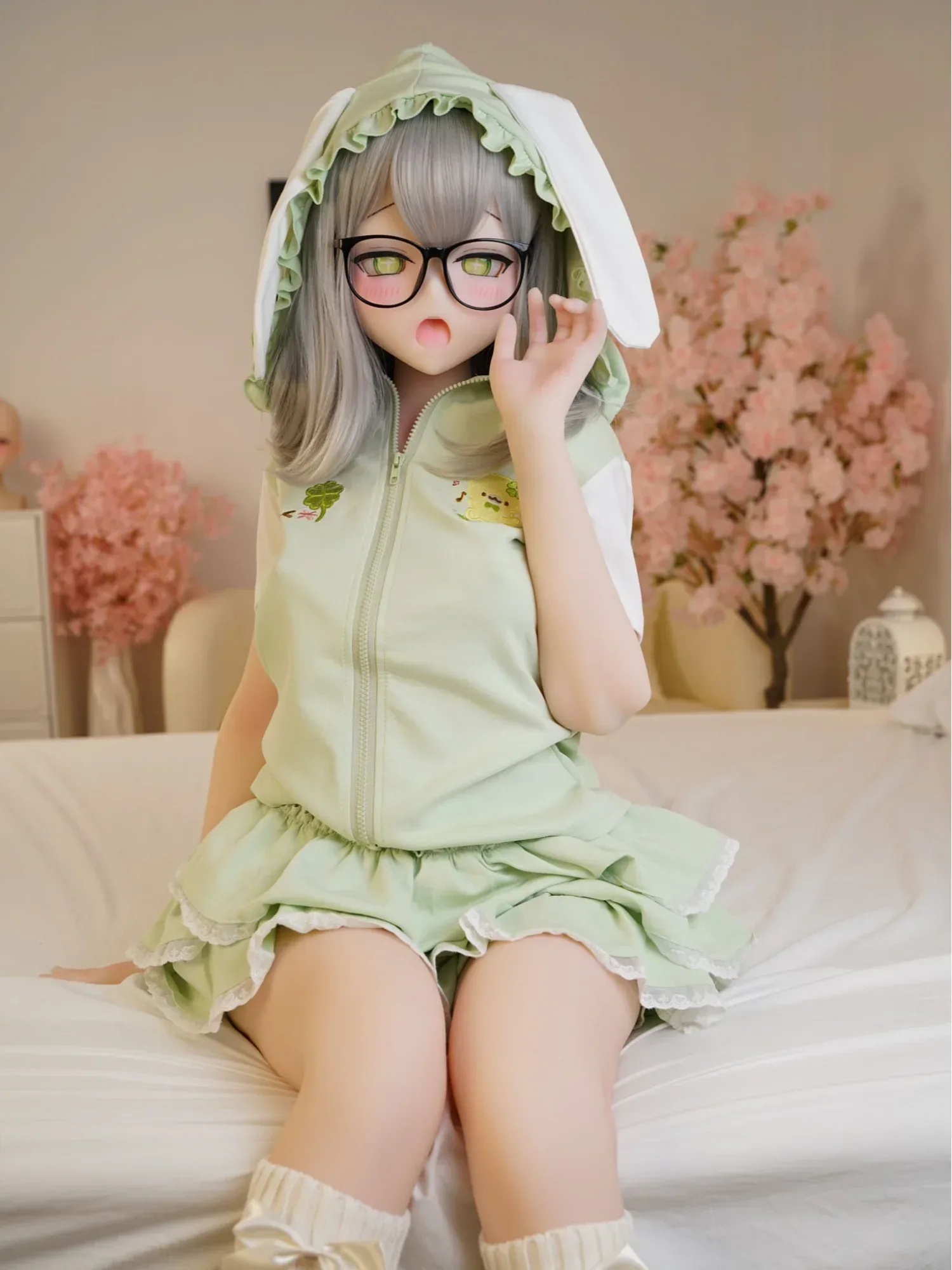 F5772-150cm(4ft11)-32.5kg Aiko B Cup S-TPE Animes Gel filled Hentai Sex Doll | IROKEBIJIN Doll
