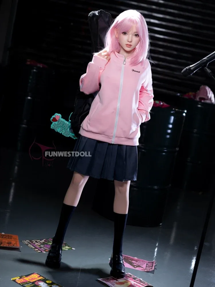 F2555-152cm(5ft) 26.5kg D Cup Youthful Look Realistic Silicone Sex Doll|Fun West Doll view 6