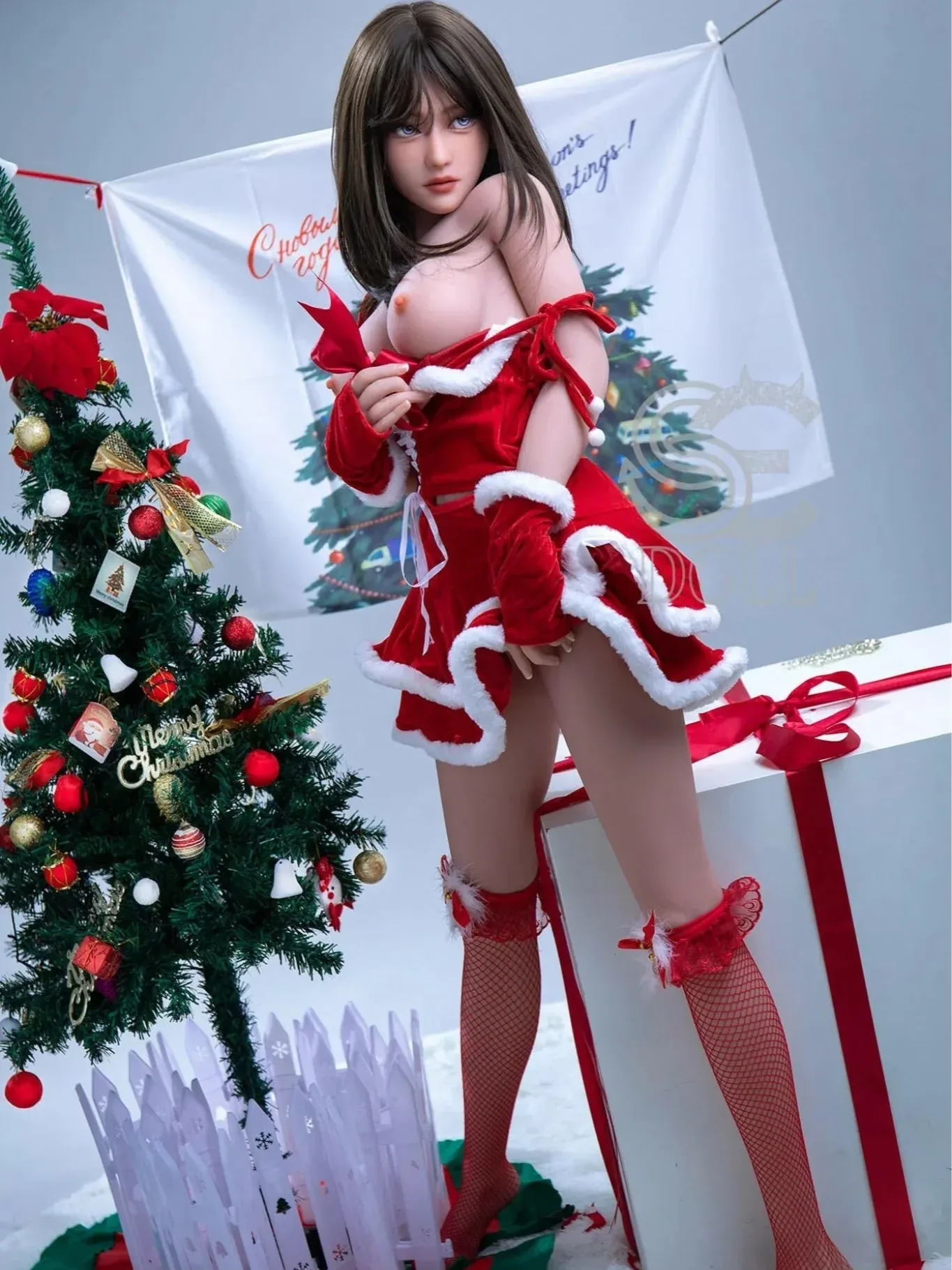 F866-153cm\/5ft-29.5kg Yuuka F Cup TPE Christmas Girl Japanese Thin Sex Doll | SE Doll view 6