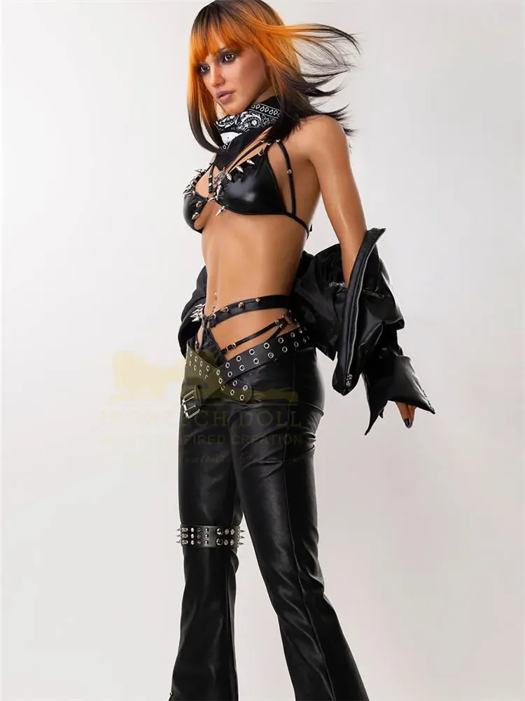 F2301-169cm(5ft5) B Cup S46 Dark Tanned Full Silicone Real Sex Doll|Irontech Doll view 12
