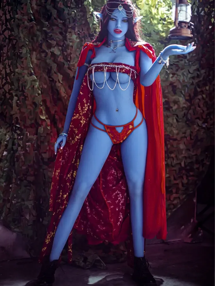 F1411K-158cm(5f2)-33kg E Cup Alien Blue Elves TPE Sex Doll Alien【IN STOCK USA】 |Aibei Doll view 6