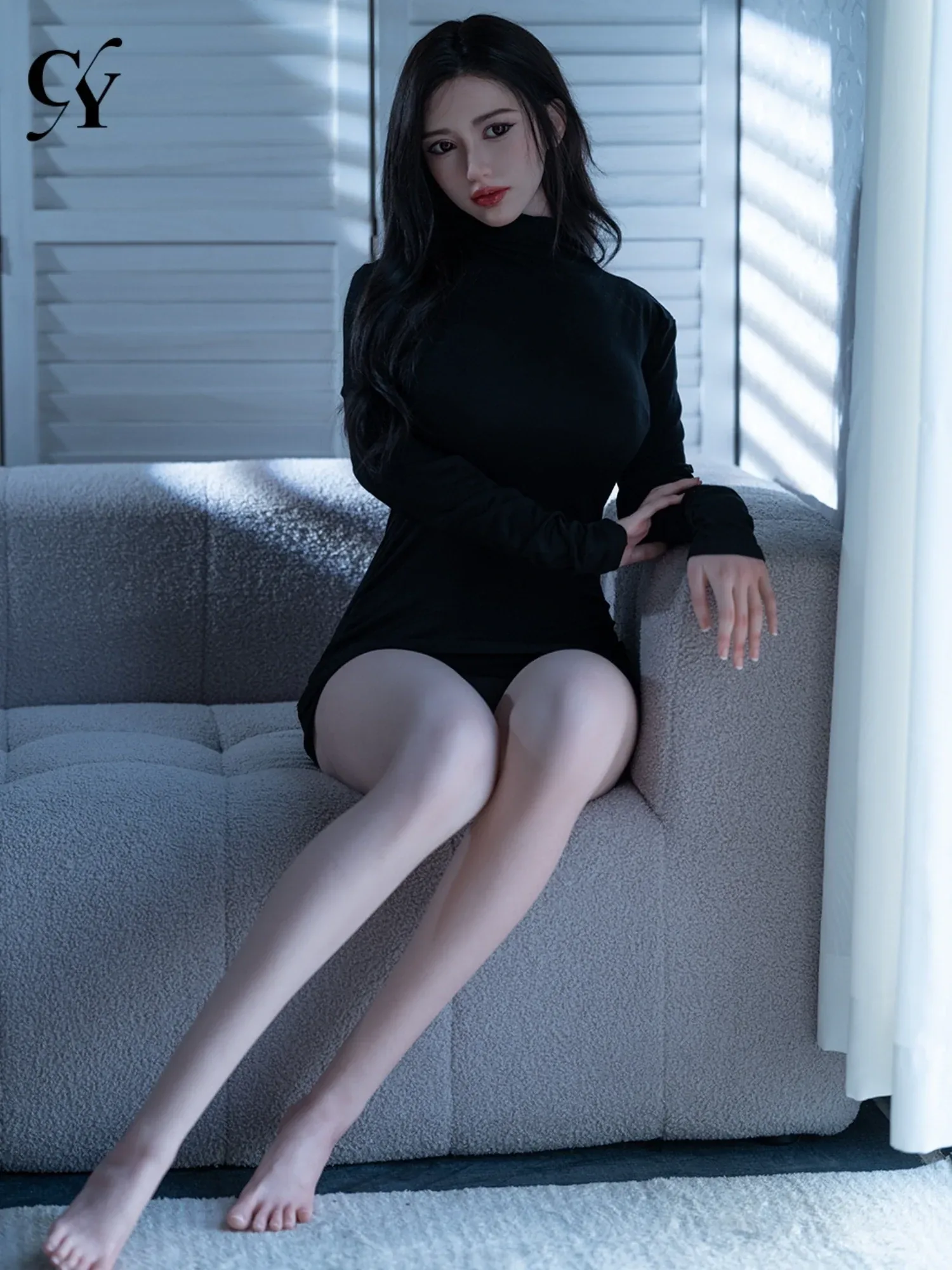 F5806—167cm\/5ft5-37kg D Cup Asian Silicone Head Realistic Sex Doll | TOP-CYDOLL view 7