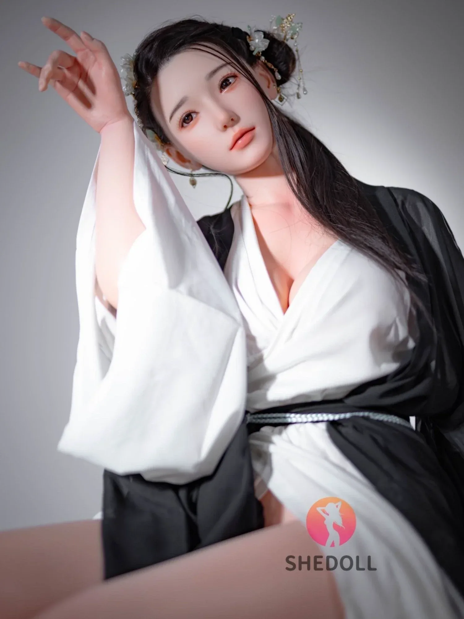 F6046—165cm\/5ft4-56kg E Cup Asian Silicone Sex Doll | SHEDOLL