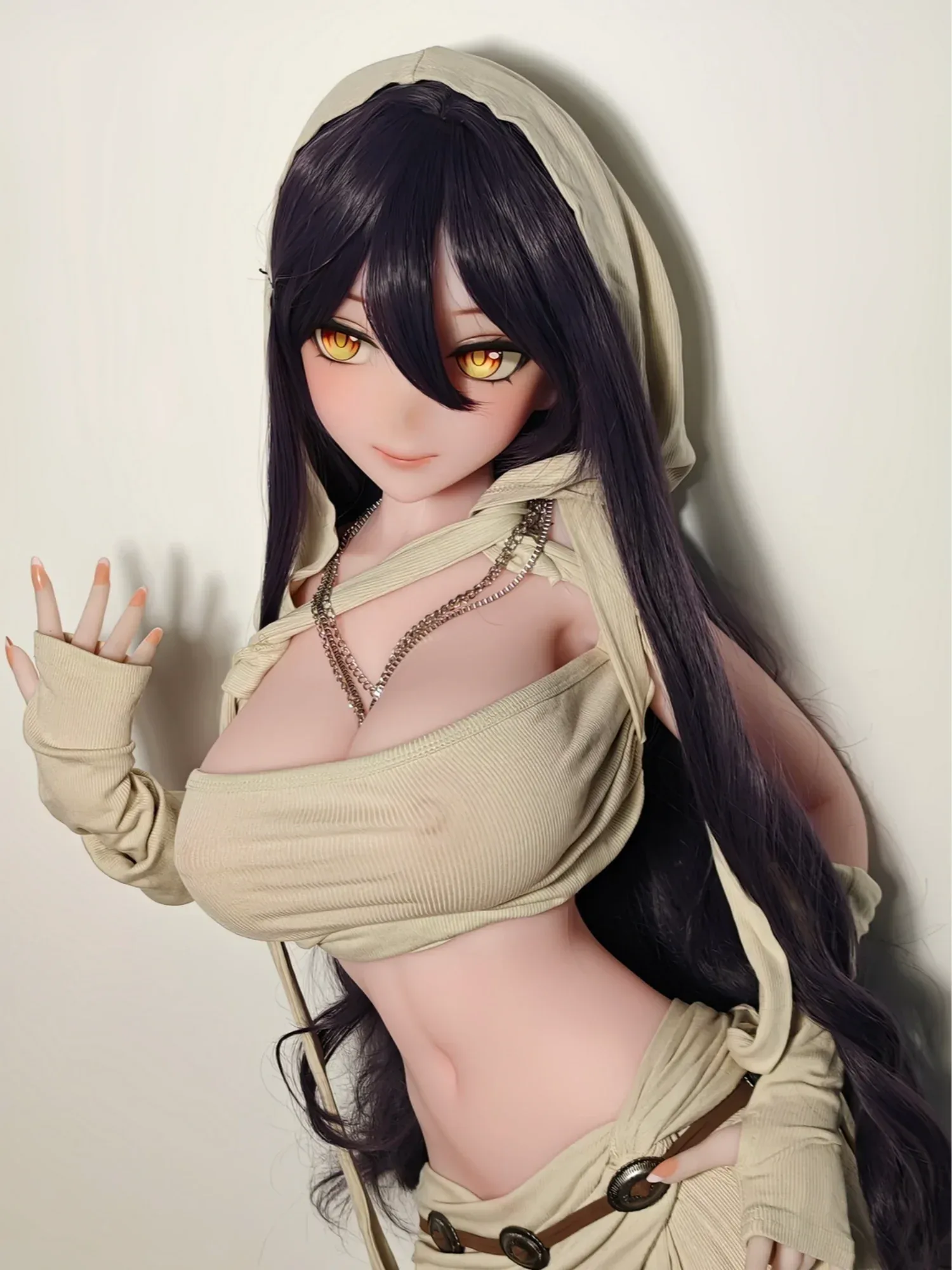 F9274-150cm\/5ft-27.5kg Silicone Head Anime sex dolls life size | Elsa Babe