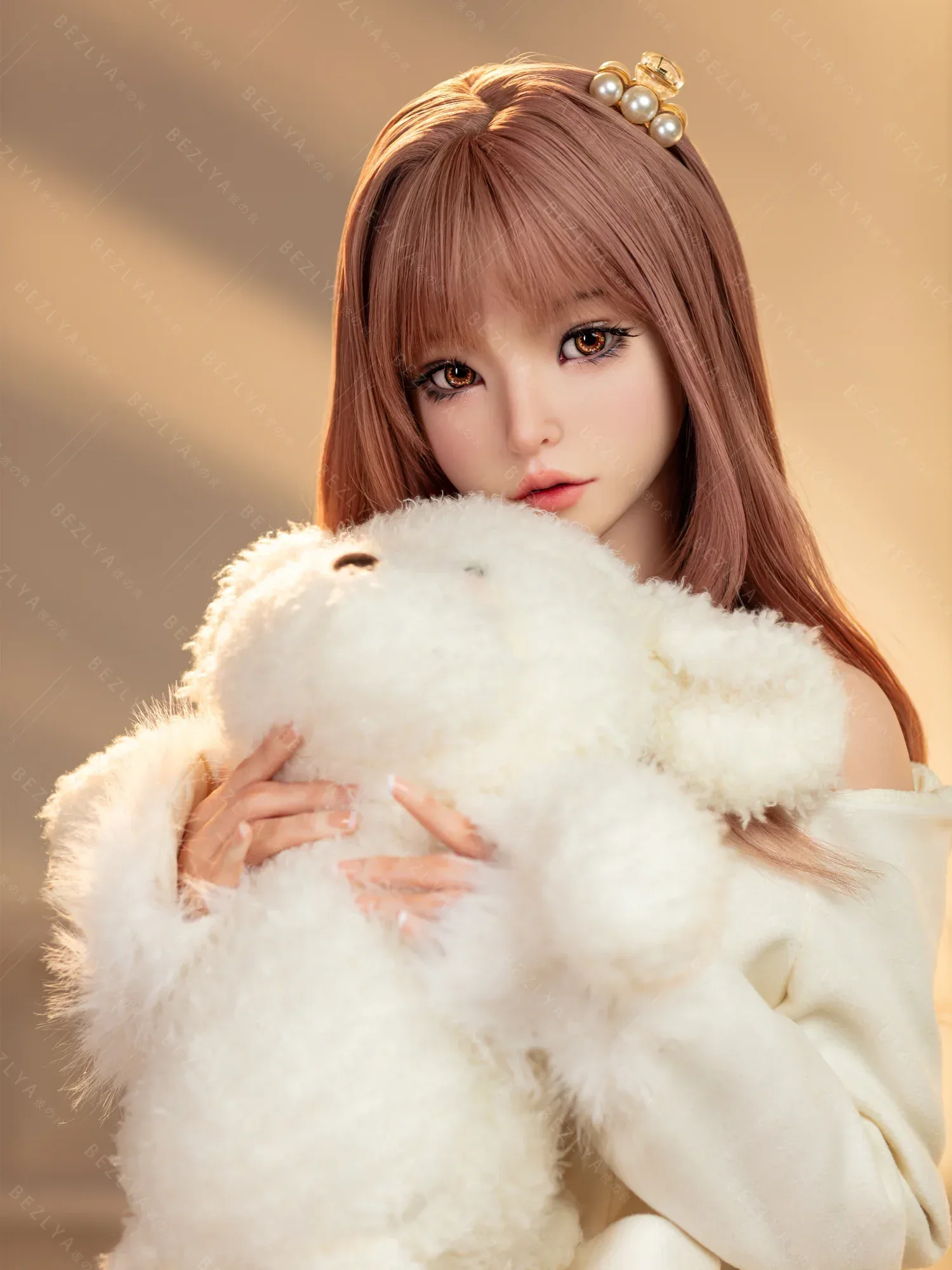 F9294-163Mcm(5.4ft)-35.8kg 2.2cf D Cup Mini ROS Silicone Asian Anime full size sex doll|AITIA Doll view 6