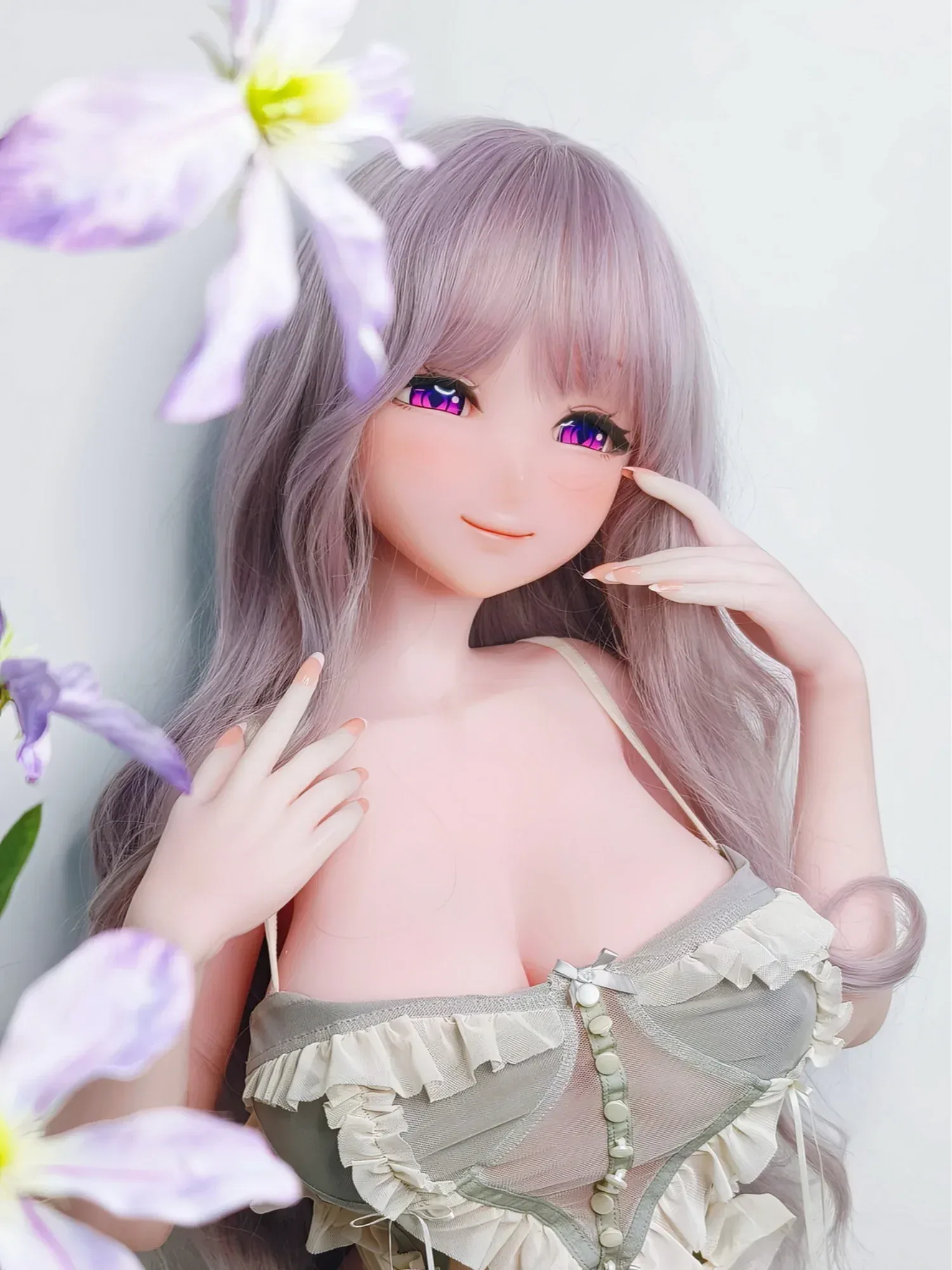 F9245-150cm\/5ft-27.5kg Silicone Head Anime real life sex dolls | Elsa Babe view 9