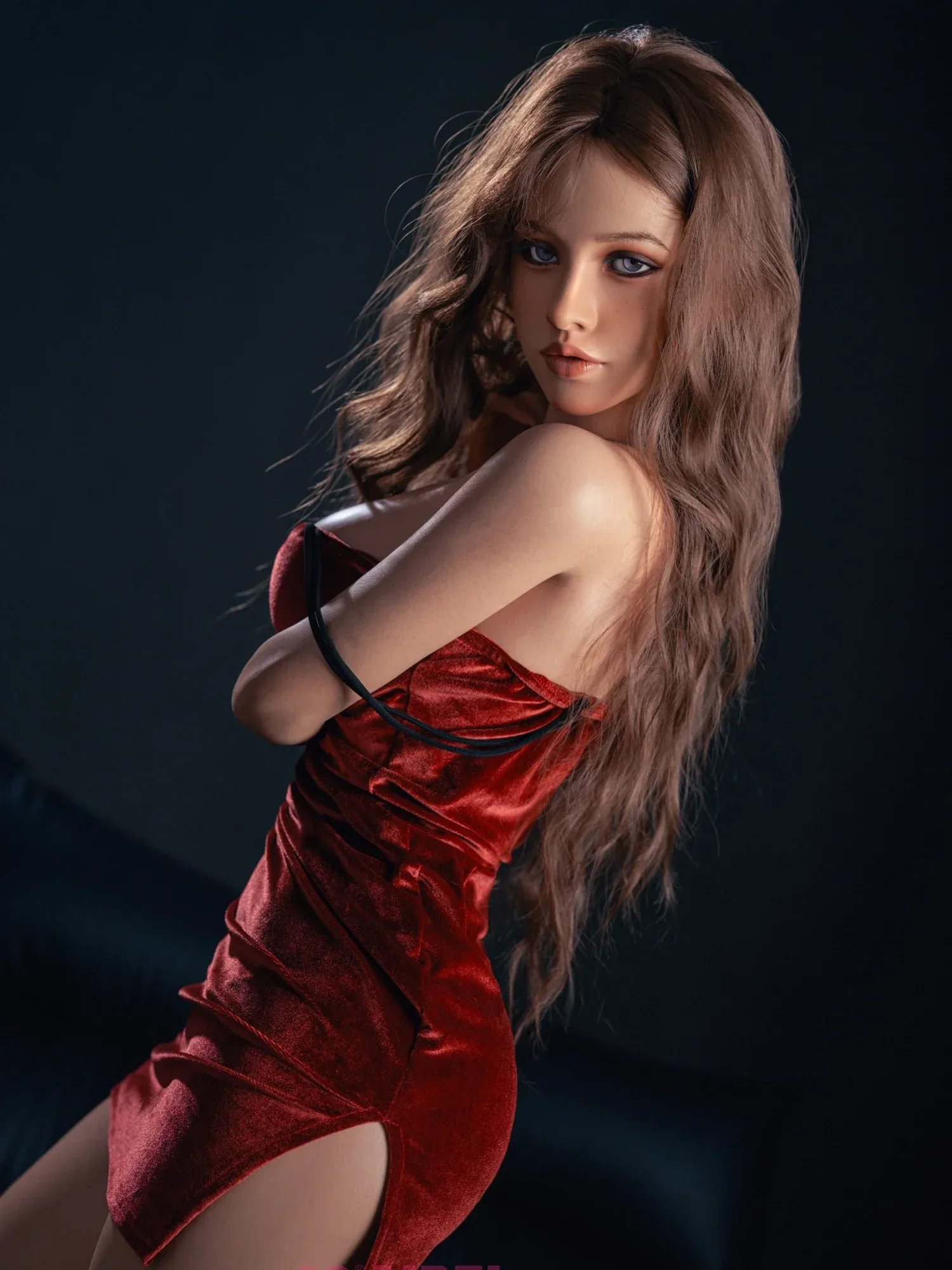 F6337-150cm(4ft9)-29kg F Cup Realistic ROS Sex Doll Silicone | Aibei Doll view 2