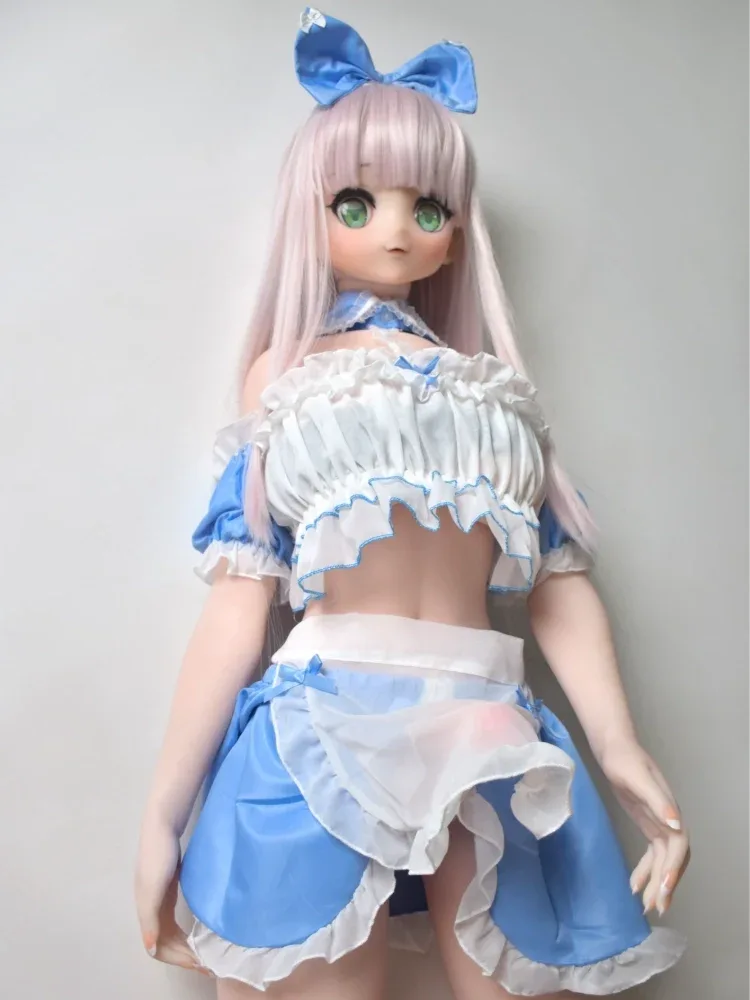 F5573-150cm\/5ft-27.5kg Petite Anime Futa Shemale Silicone Sex Doll with Customizable Detachable Dildo | Elsa Babe view 7