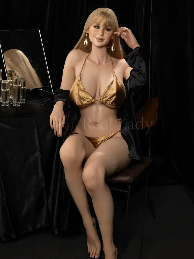 F4497-168cm(5.5ft)-39kg H Cup Life-Size Silicone Sex Doll｜Real Lady