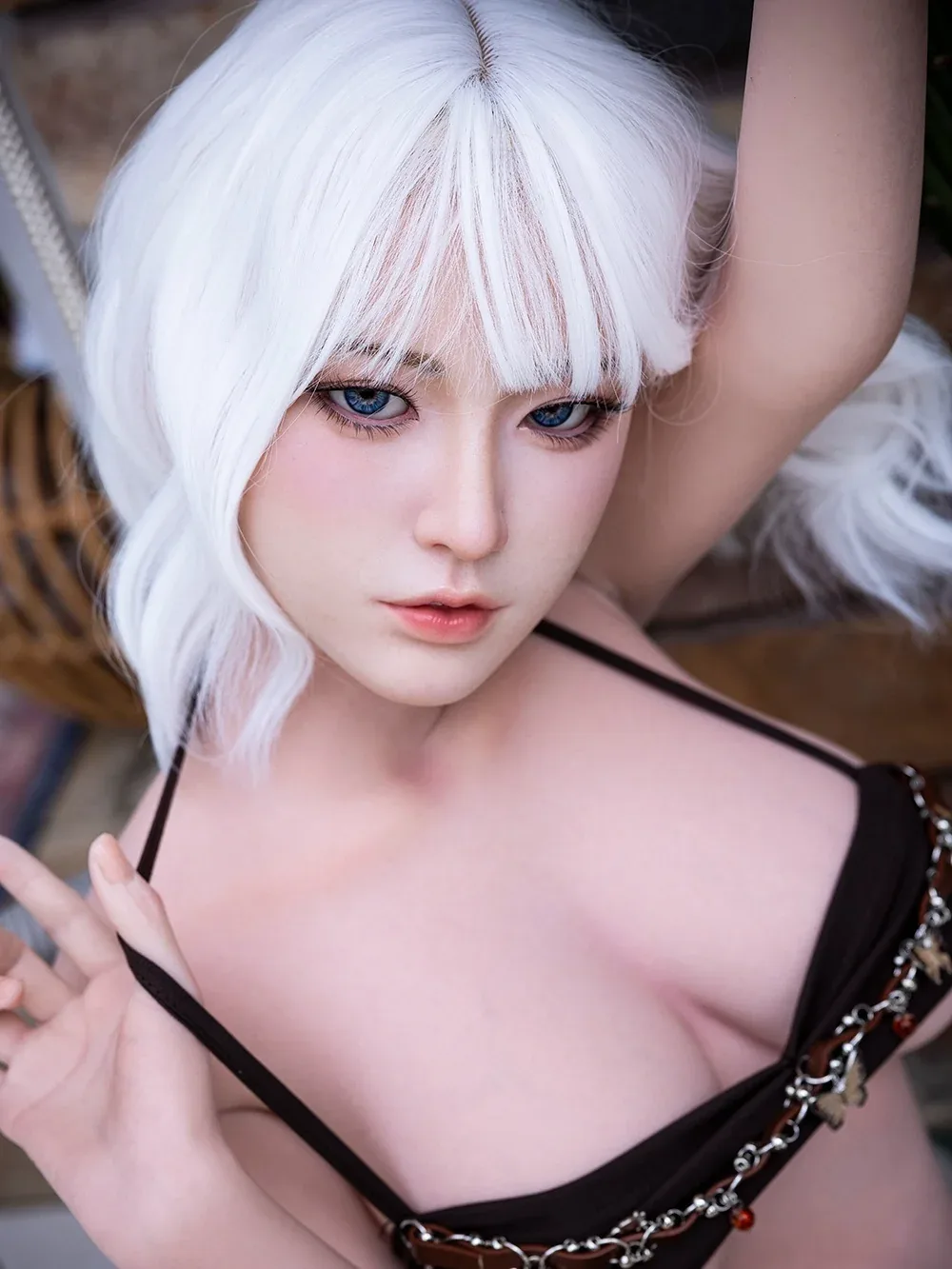 F7582-159cm\/5ft2 E Cup Silicone Sex Doll Mio|Starpery Doll view 4
