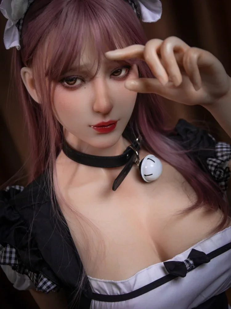 F5039-170cm\/5ft6 D Cup Pearl Silicone Japanese Maid Sex Doll – Classic Uniform Love Doll|JX Doll view 3