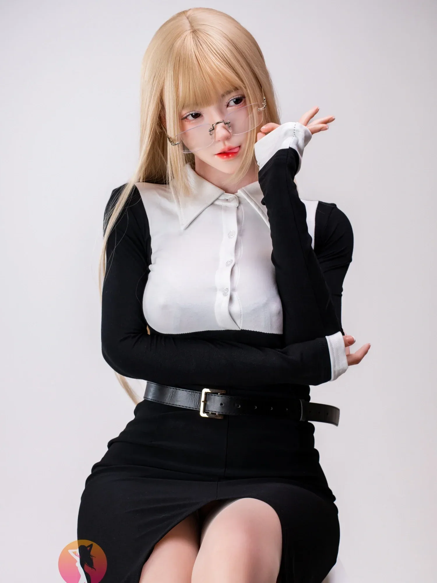 F6330—SHEDOLL Asian Silicone Sex Doll with Blond Hair, Realistic ROS, 167cm D Cup view 8