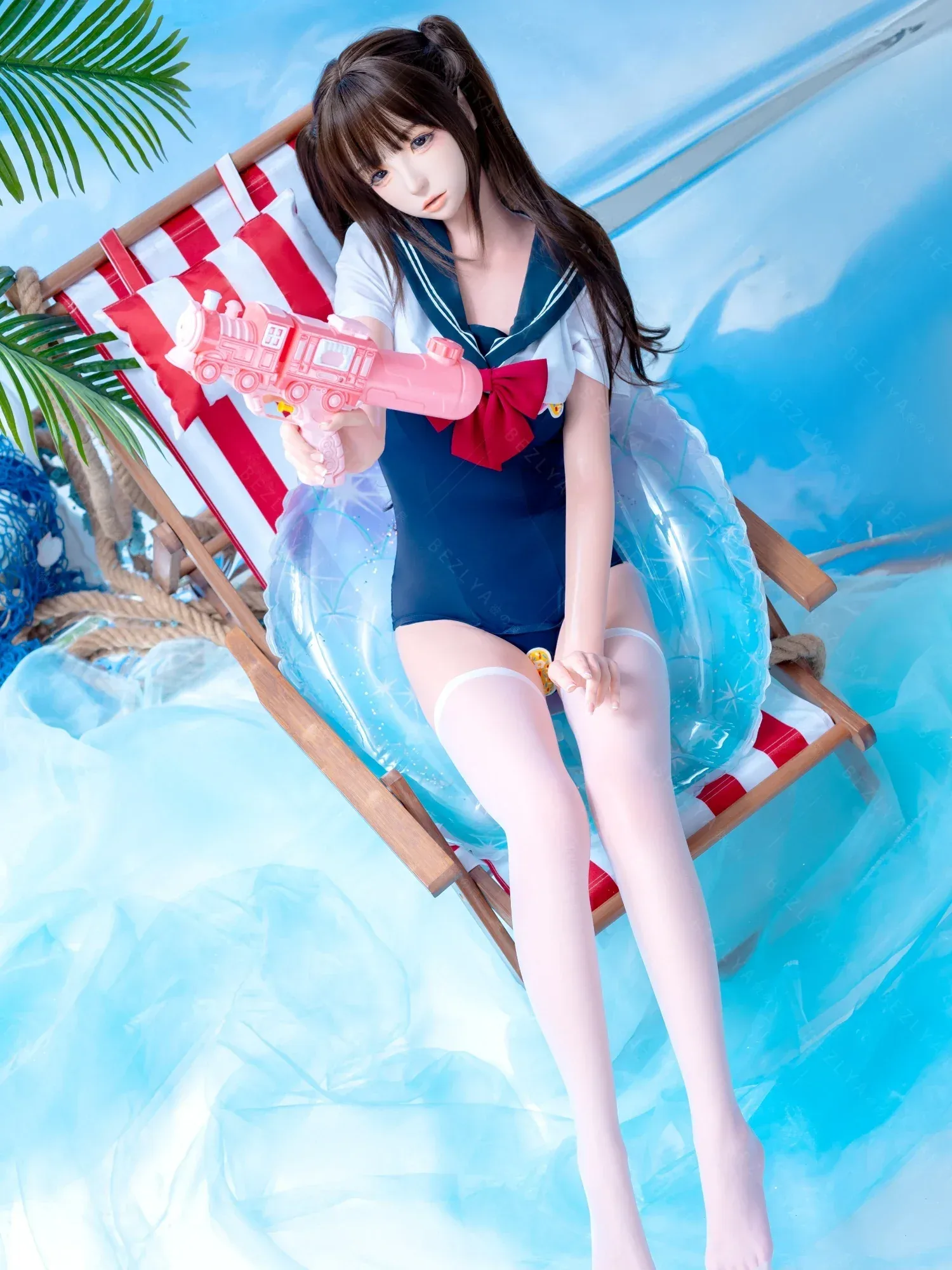 F7123-159cm(5.3ft)-31.5kg 2.2cf B Cup ROS Silicone Asian Adult Chinese Flat Chested Sex Doll【ChunMoMo】|AITIA Doll view 11