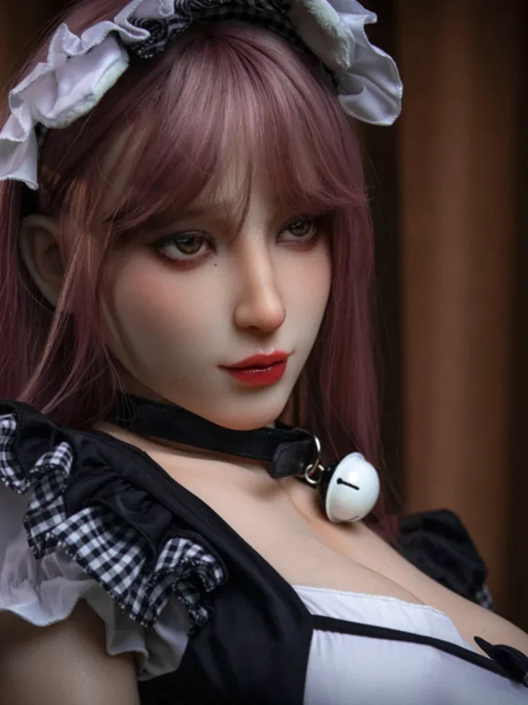 F5039-170cm\/5ft6 D Cup Pearl Silicone Japanese Maid Sex Doll – Classic Uniform Love Doll|JX Doll view 5