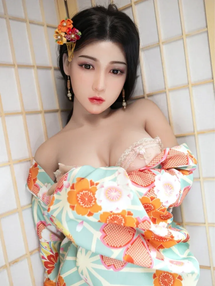 F3470-158cm(5ft2)-33kg E Cup Japanese Medium breast Silicone Head Sex Doll | Aibei Doll view 3