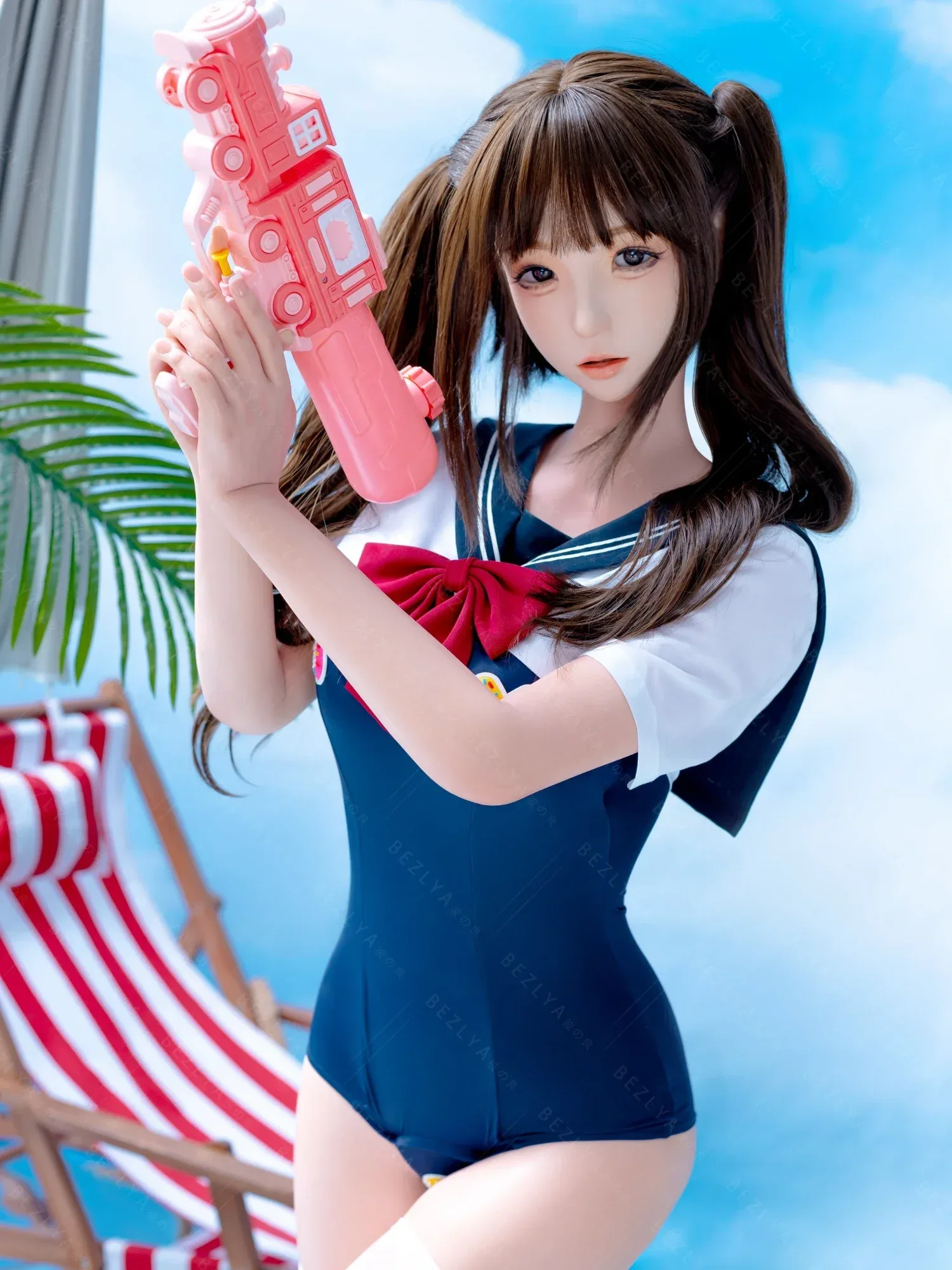 F7123-159cm(5.3ft)-31.5kg 2.2cf B Cup ROS Silicone Asian Adult Chinese Flat Chested Sex Doll【ChunMoMo】|AITIA Doll view 10