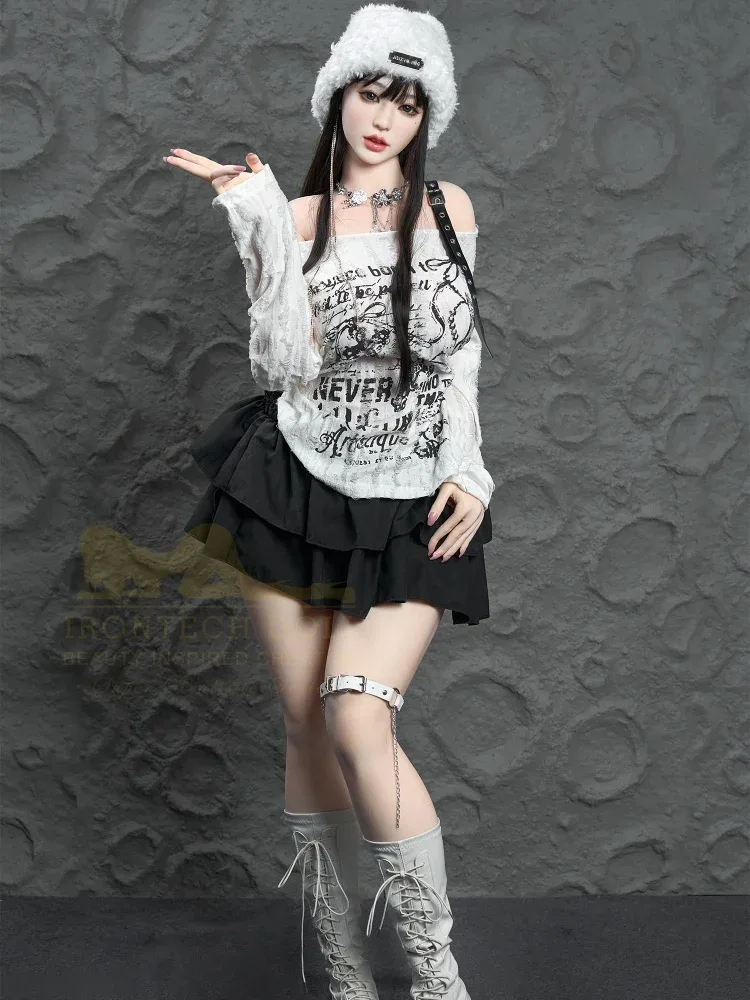 F2428- 165cm\/5ft4 F Cup Korean K-pop Girl Group Realistic Silicone Sex Doll | Wonder Dolly-Irontech Doll view 4