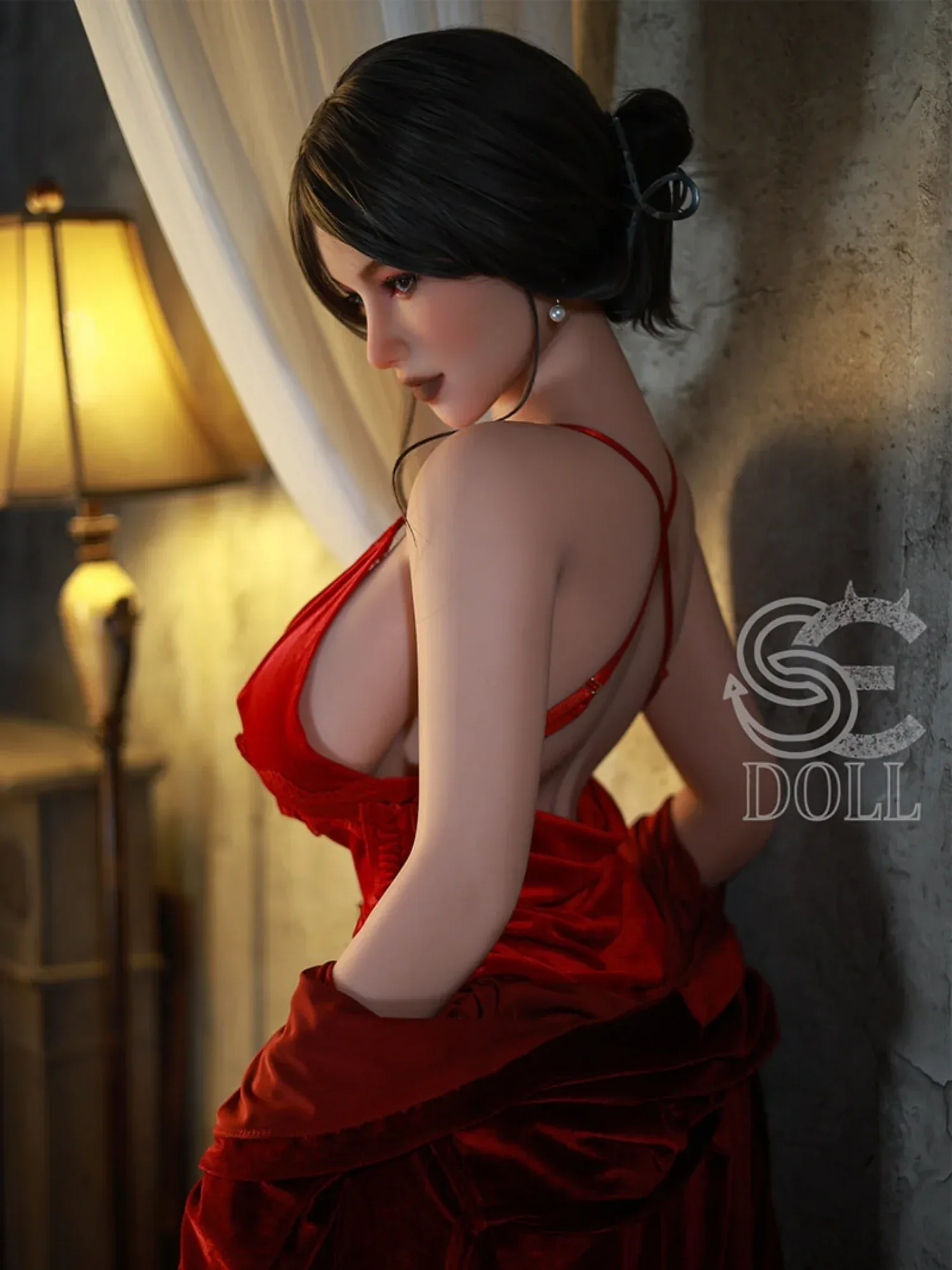 F4545—157cm(5ft1)-41kg Felicia.E H Cup TPE Sexy Fit Real Medium butt Chinese Love Doll Nude|SE Doll view 11