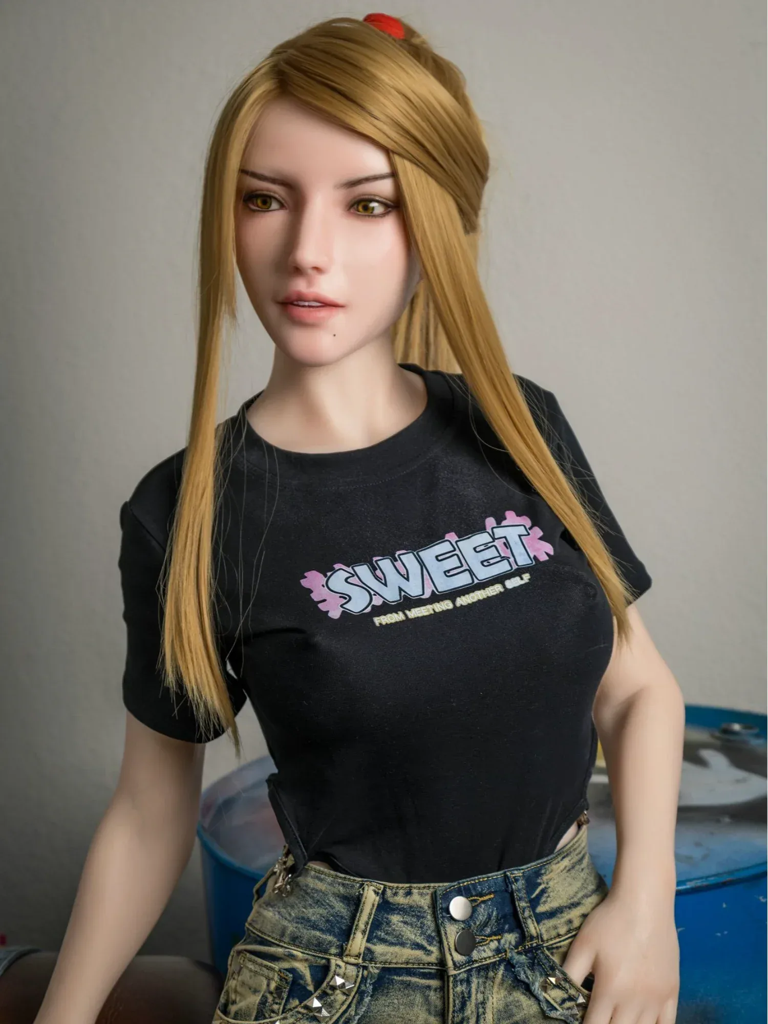 F3380-158cm\/5ft2(32kg) Cassiel E Cup Silicone Adult Full Sexy Blonde Europe Sex Doll | YL Doll view 3