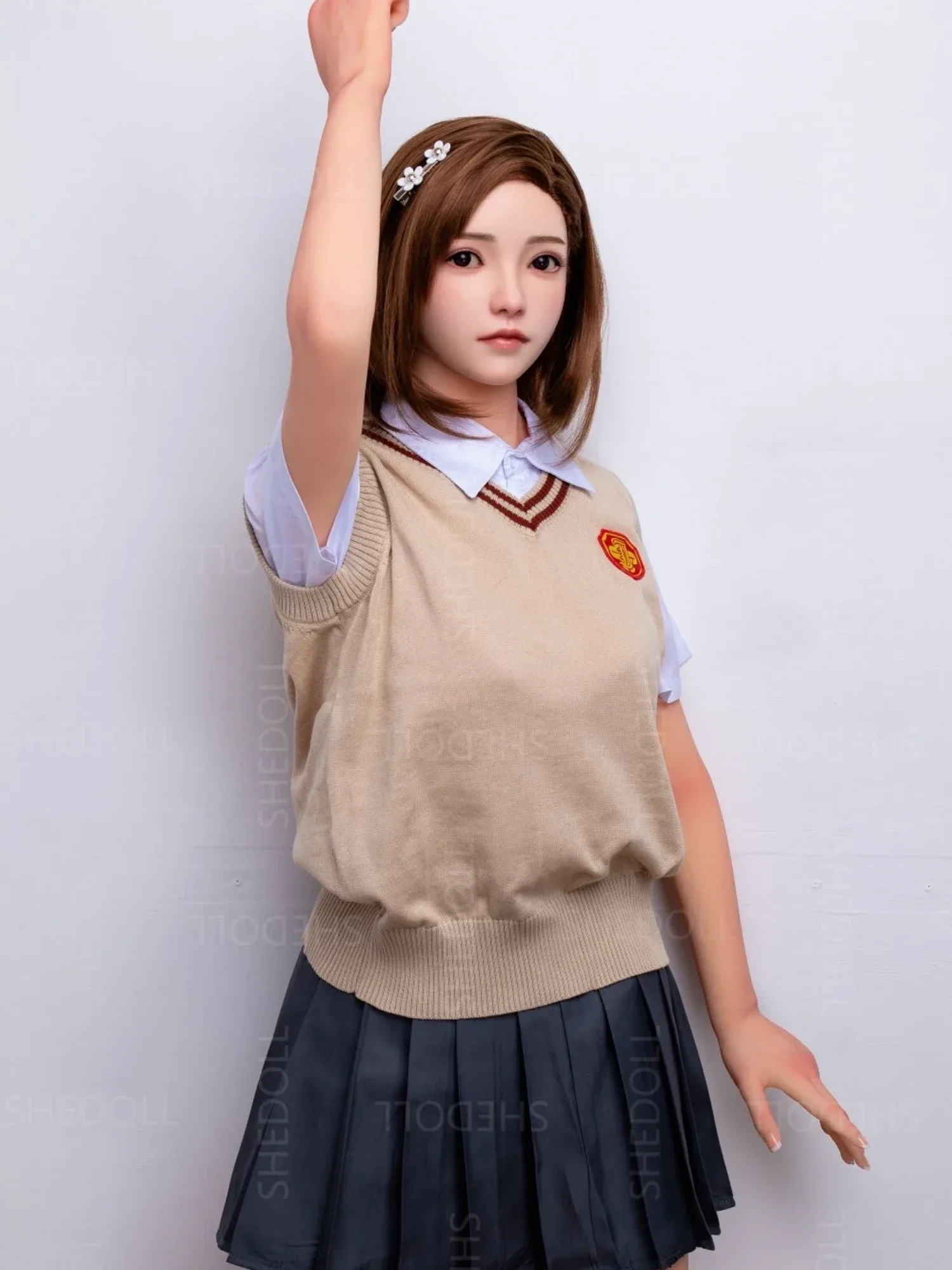 F5887—158cm\/5ft2-38kg C Cup Asian Silicone Head TPE Body Sex Doll | SHEDOLL view 2