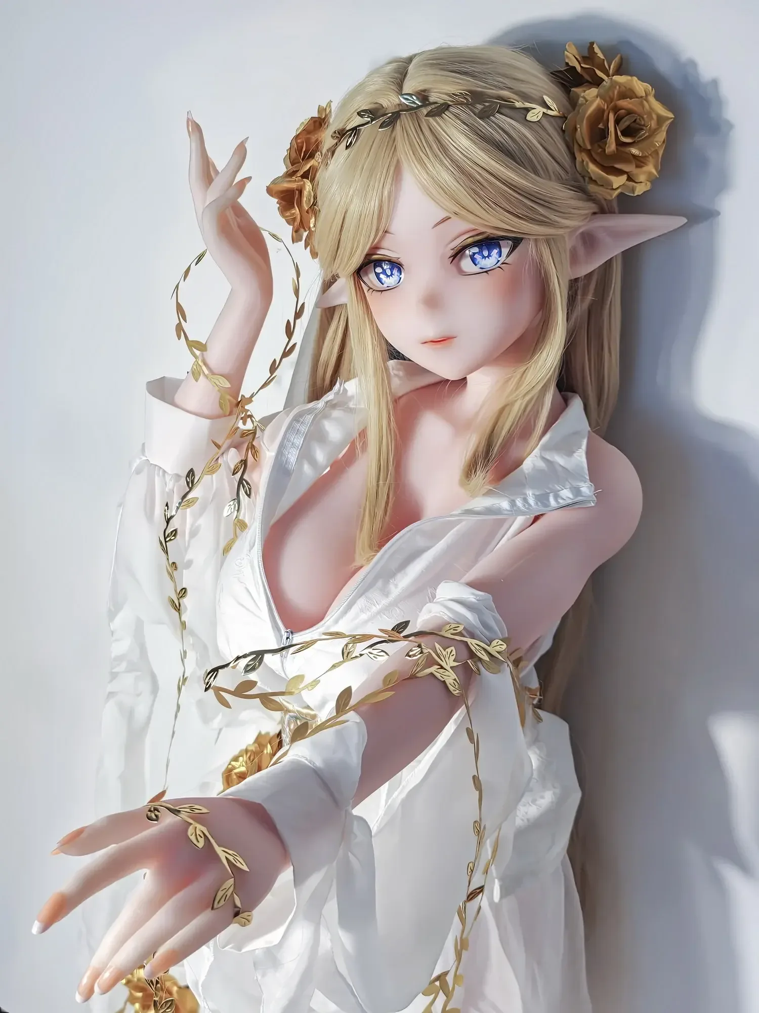 F9265-150cm\/5ft-27.5kg Silicone Head Anime life size sex dolls | Elsa Babe view 3