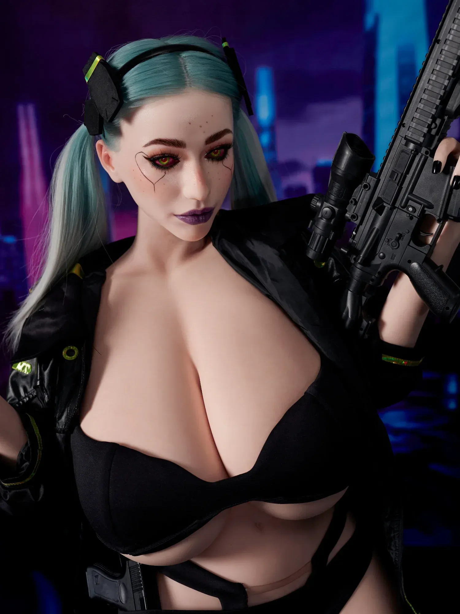 F9173-161cm(5.3ft)-53kg I Cup Silicone Halloween SSBBW Sex Doll Huge Boob Sex Doll丨Climax Doll Ultra view 11