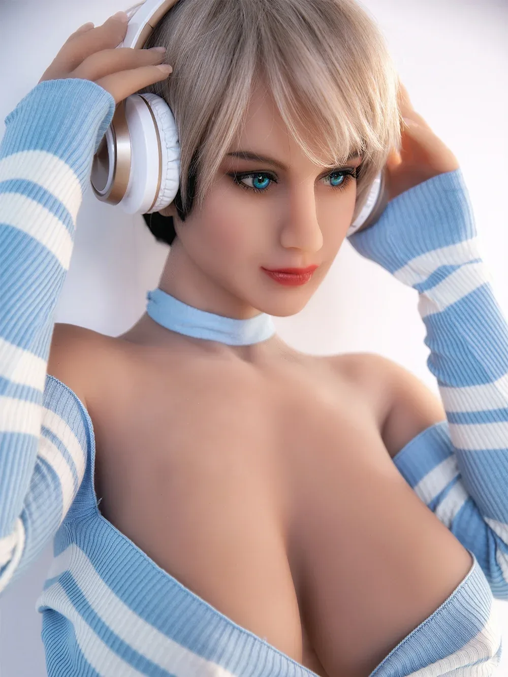 F3858-164cm\/5ft4 L Cup Boy Short Hair-cut TPE Sex Doll | HR Doll view 4