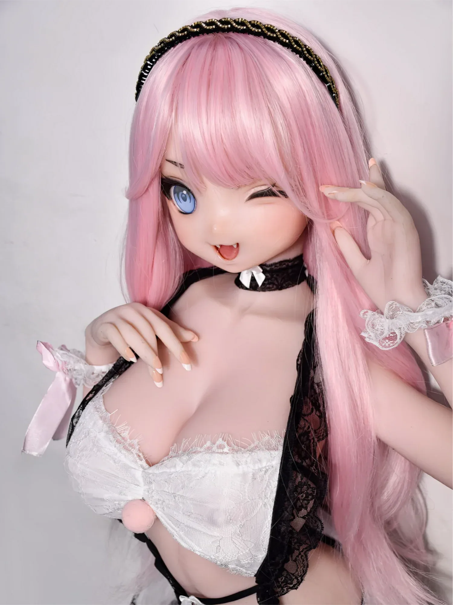 F9278-150cm\/5ft-27.5kg Silicone Head Anime naked dolls | Elsa Babe view 6