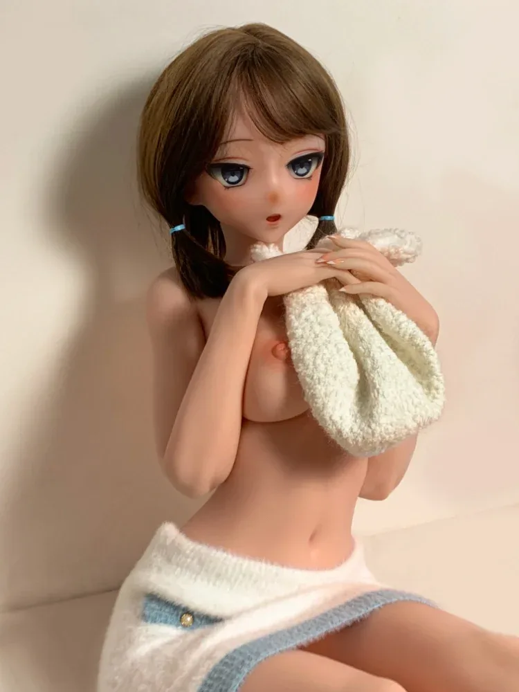 F8018-150cm\/5ft-27.5kg Silicone Flat Chest Japanese Sex Doll – Loli Style Asian Doll | Elsa Babe view 10