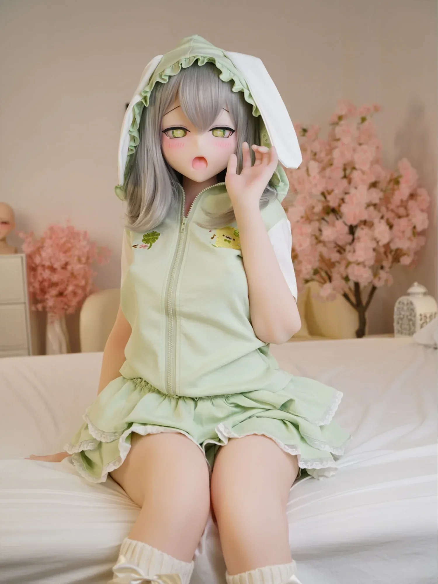 F5772-150cm(4ft11)-32.5kg Aiko B Cup S-TPE Animes Gel filled Hentai Sex Doll | IROKEBIJIN Doll view 10