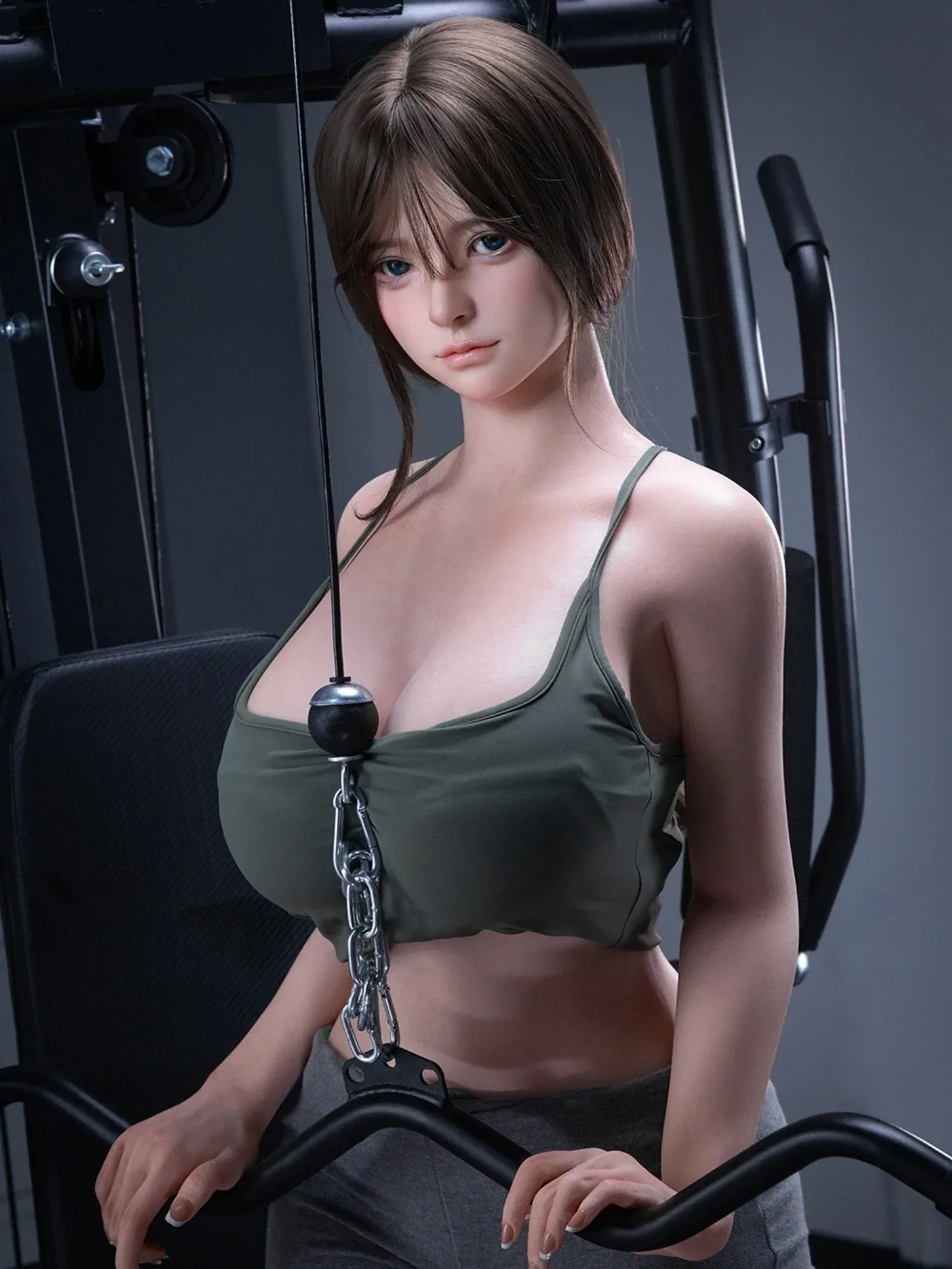 F6156—160cm\/5ft3-31.2kg E Cup Silicone Asian Sex Doll  | Firefly Diary Max view 6