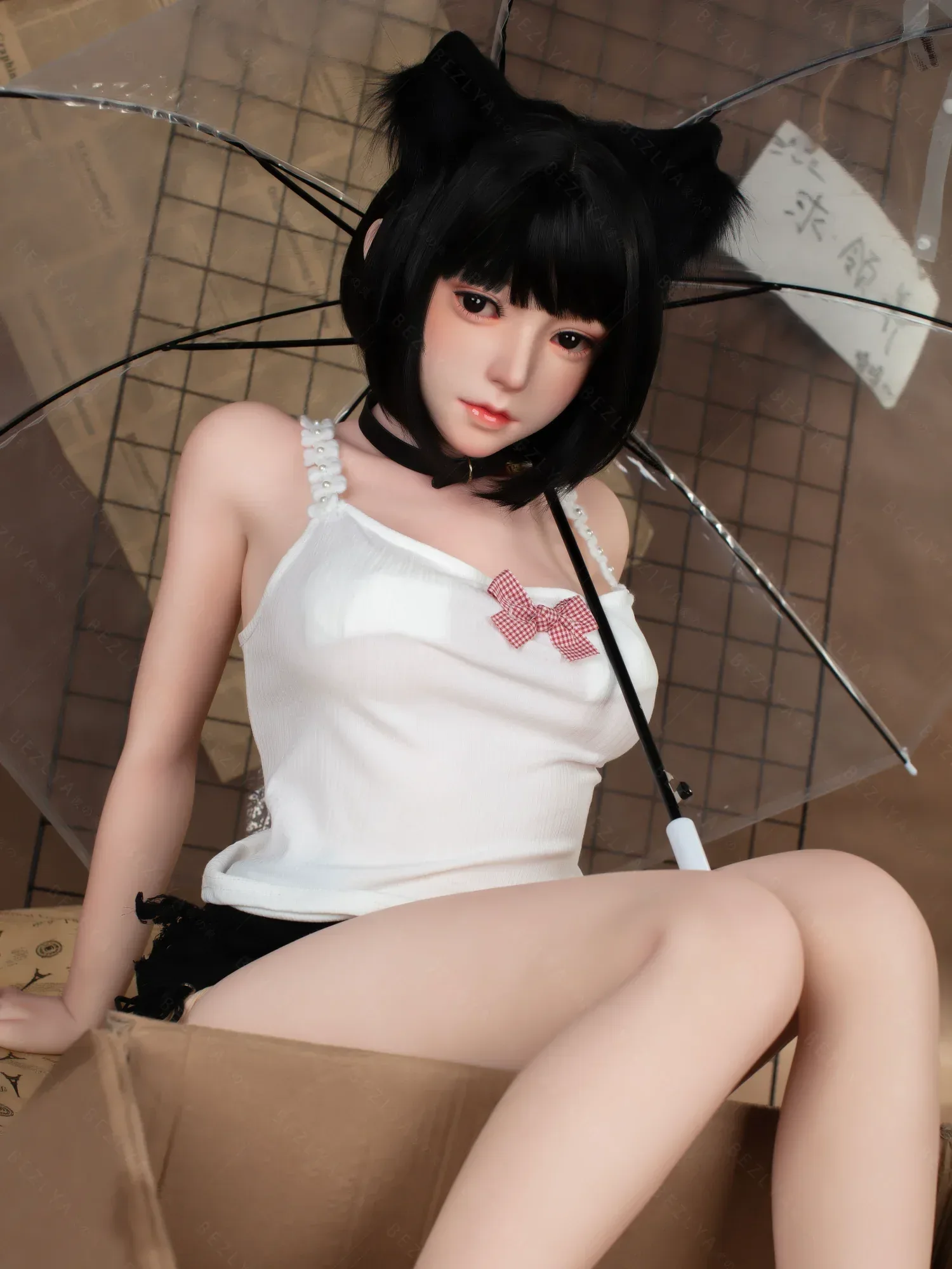 F4705-160cm(5.3ft)-34kg 2.0 B Cup Asian Robot Chinese Silicone Head Sex Doll|Bezlya Doll view 7